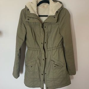 Women’s Army Green Parka